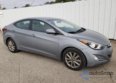 2014 Hyundai Elantra Se from USA, damaged, VIN KMHDH4AE3EU124058